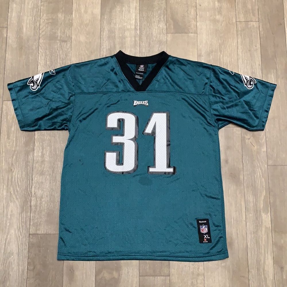 Boys Reebok Philadelphia Eagles Ellis Hobbs NFL Football Jersey‎